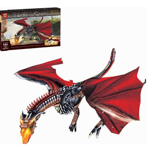 لگو کریتور اژدهای گیم آف ترونز Game of Thrones قطعه 1889 مدل 9901 _اسباب بازی